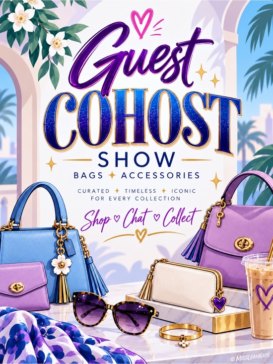 Coach Handbags - Next Show Coming Soon 🛍️ Coach Guest Host 𝙎𝙝𝙖𝙧𝙚 𝙎𝙝𝙤𝙬